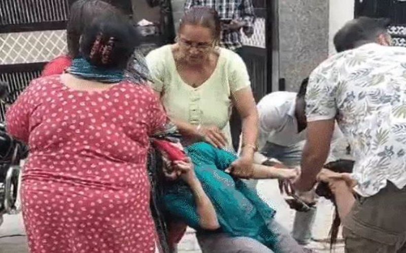 gurugram women clash